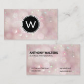 Pink Bokeh Visitekaartje (Voorkant / Achterkant)