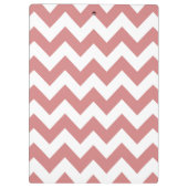 Pink Bold Chevron Klembord (Achterkant)