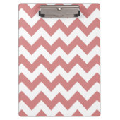 Pink Bold Chevron Klembord (Voorkant)