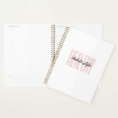 Pink Bold Healthy Habits Life Planner (Display)