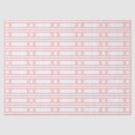 Pink Bone Inlay Dots Border Decoupage Paper Tissuepapier
