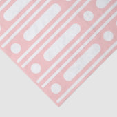 Pink Bone Inlay Dots Border Decoupage Paper Tissuepapier (Detail)