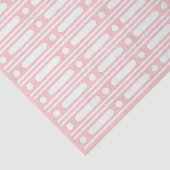 Pink Bone Inlay Dots Border Decoupage Paper Tissuepapier (Detail)