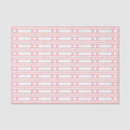 Pink Bone Inlay Dots Border Decoupage Paper Tissuepapier