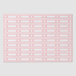 Pink Bone Inlay Dots Border Decoupage Paper Tissuepapier