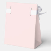 Pink Bonjour Bébé French Macarons Baby shower Bedankdoosjes (Achterkant)