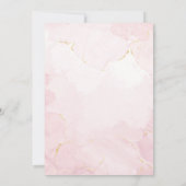 Pink Boo Bash Halloween Party Kaart (Achterkant)