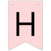 Pink Boo Gelukkig Verjaardagsfeestdecor Vlaggetjes (Tweede vlag)