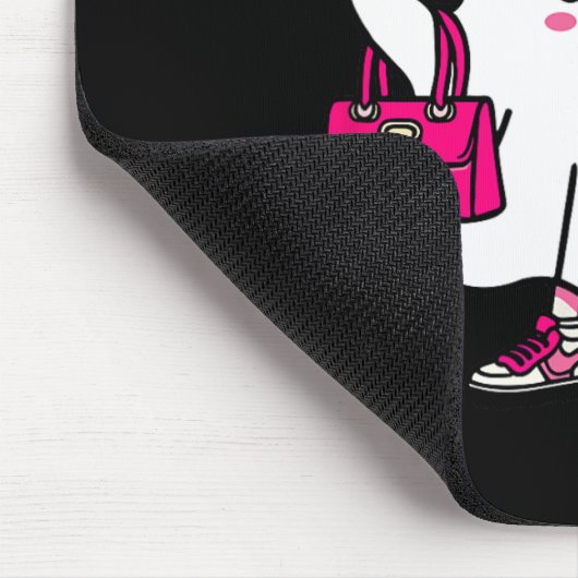 Pink Boo-jee Funny Ghost Halloween Muismat (Hoek)