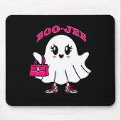 Pink Boo-jee Funny Ghost Halloween Muismat (Voorkant)