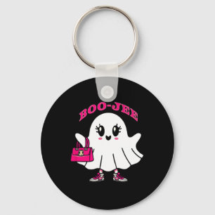 Pink Boo-jee Funny Ghost Halloween Sleutelhanger