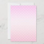 Pink BOO Kleine Ghost Halloween Verjaardagsfeest Kaart (Achterkant)