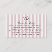 PInk Boog & Strepen Boeken voor baby Bijgevoegde k