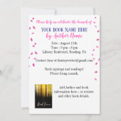 Pink Book Release lanceert ondertekeningsfeest Kaart (Achterkant)