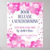 Pink Book Release lanceert ondertekeningsfeest Poster (Voorkant)