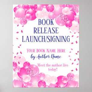 Pink Book Release lanceert ondertekeningsfeest Poster
