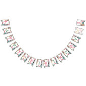 Pink Born Two Be Wild Birthday Vlaggetjes (Alle)