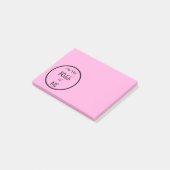 Pink Boss of Me Notitieblok Post-it® Notes (Schuin)