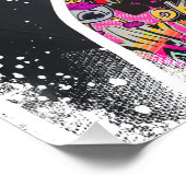 Pink Bouffant Muse (BB) Perfect Poster (Hoek)