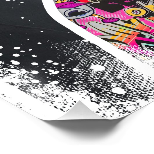 Pink Bouffant Muse (BB) Perfect Poster (Hoek)