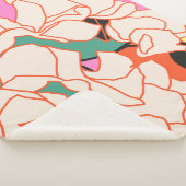 Pink Bougainvillea Essence Sherpa Deken (3/4)