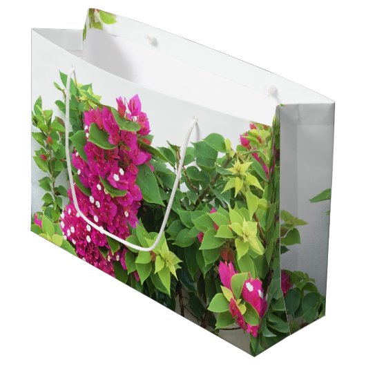 Pink Bougainvillea Large Cadeautasje (Voorkant Gekanteld)