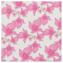 Pink Bougainvillea Stof