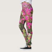 Pink Bougainvillea Struik Leggings (Links)