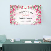 Pink Bougainvillea Tropical Forest Vrijgezellenfee Spandoek (Beurs)