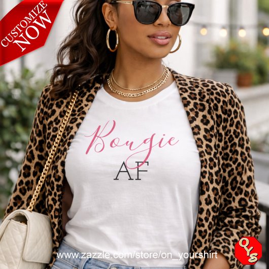 Pink Bougie AF T-shirt