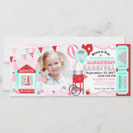 Pink Bounce House Carnaval Birthday