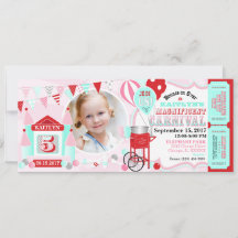 Pink Bounce House Carnaval Birthday