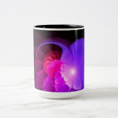 Pink Bound Modern Tweekleurige Koffiemok (Center)