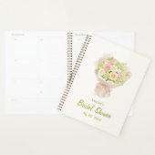pink bouquet Bridal Shower Planner (Display)
