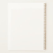 pink bouquet Bridal Shower Planner (Achterkant)