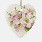 Pink Bouquet Keramisch Ornament (Rechts)