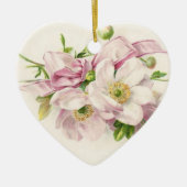 Pink Bouquet Keramisch Ornament (Voorkant)