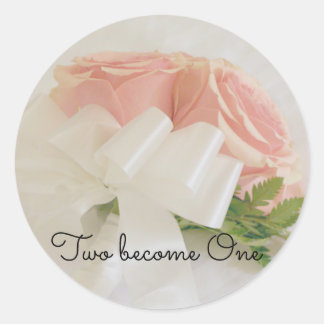 Pink Bouquet Ronde Sticker