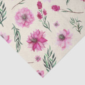 Pink Bouquet Tissuepapier (Detail)