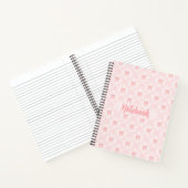 Pink Bow Aesthetic Notebook – Cute & Feminine Jour Notitieboek (Binnen)