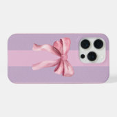 Pink Bow Aesthetic Phone Case iPhone Hoesje (Achterkant horizontaal)