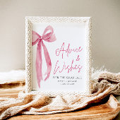 Pink Bow Afstudeerder Party Afstuderen advies en w Poster