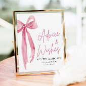 Pink Bow Afstudeerder Party Afstuderen advies en w Poster
