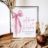 Pink Bow Afstudeerder Party Afstuderen advies en w Poster