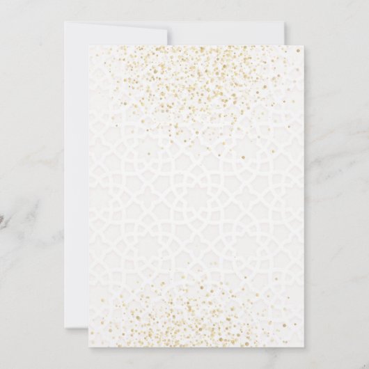 Pink Bow Aqeeqah Aankondiging (Achterkant)