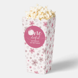 PINK BOW & ARCH FALL PUMPKIN FLOWERS BIRTHDAY BEDANKDOOSJES