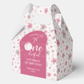 PINK BOW & ARCH FALL PUMPKIN FLOWERS BIRTHDAY BEDANKDOOSJES (Voorkant)