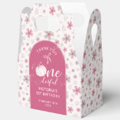 PINK BOW & ARCH FALL PUMPKIN FLOWERS BIRTHDAY BEDANKDOOSJES (Open)