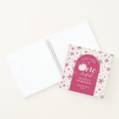 PINK BOW & ARCH FALL PUMPKIN FLOWERS BIRTHDAY NOTITIEBOEK (Binnen)