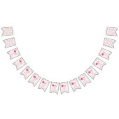 PINK BOW & ARCH FALL PUMPKIN FLOWERS BIRTHDAY VLAGGETJES (Alle)